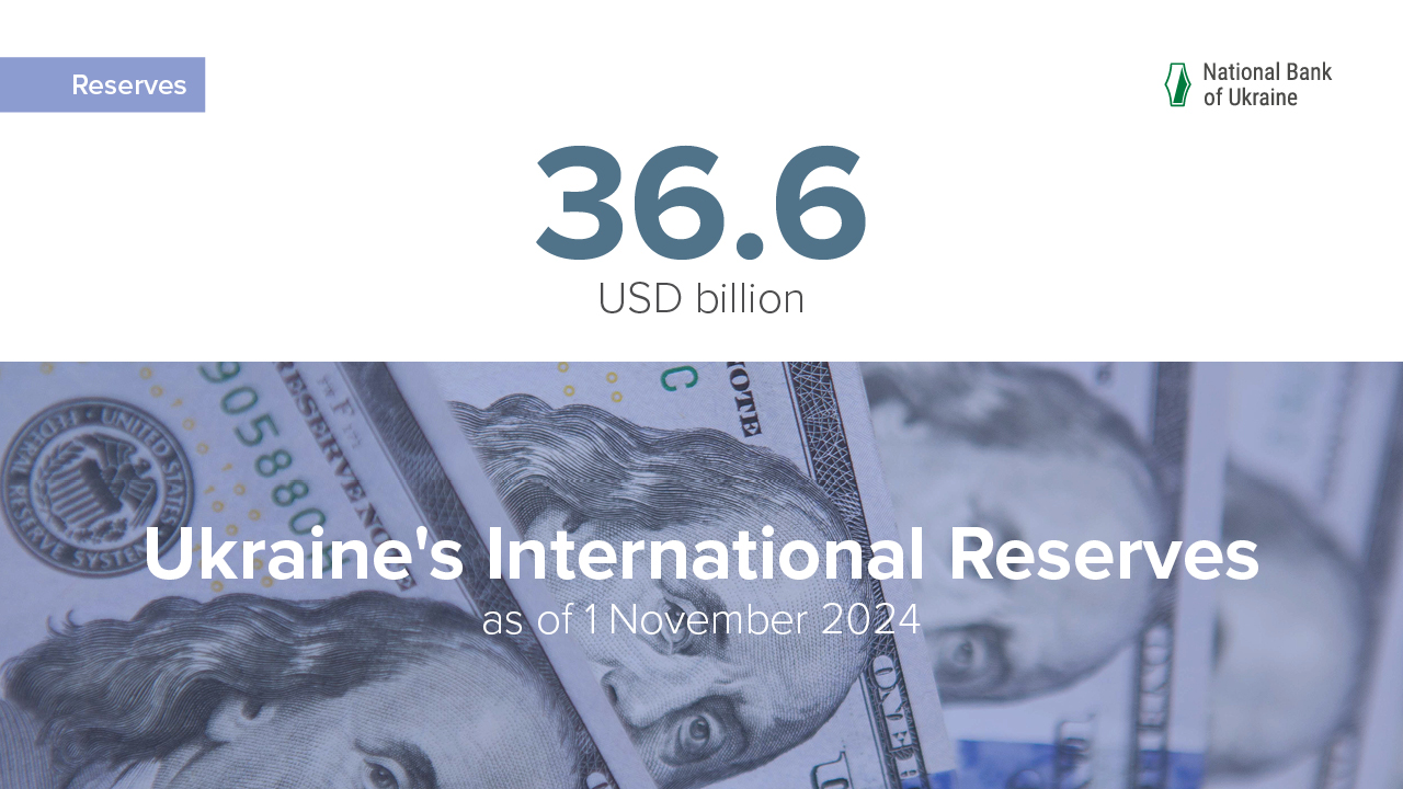 International Reserves at USD 36.6 Billion in October